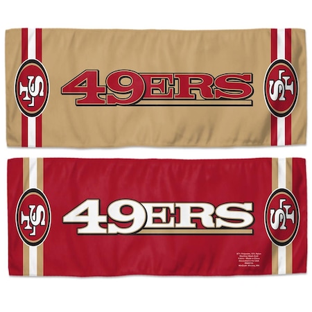 Wincraft Wincraft 9960623085 San Francisco 49ers Cooling Towel - 12 x 30 in. 9960623085